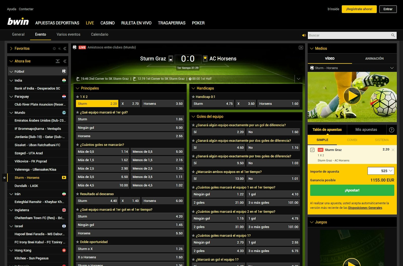 Bwin Live